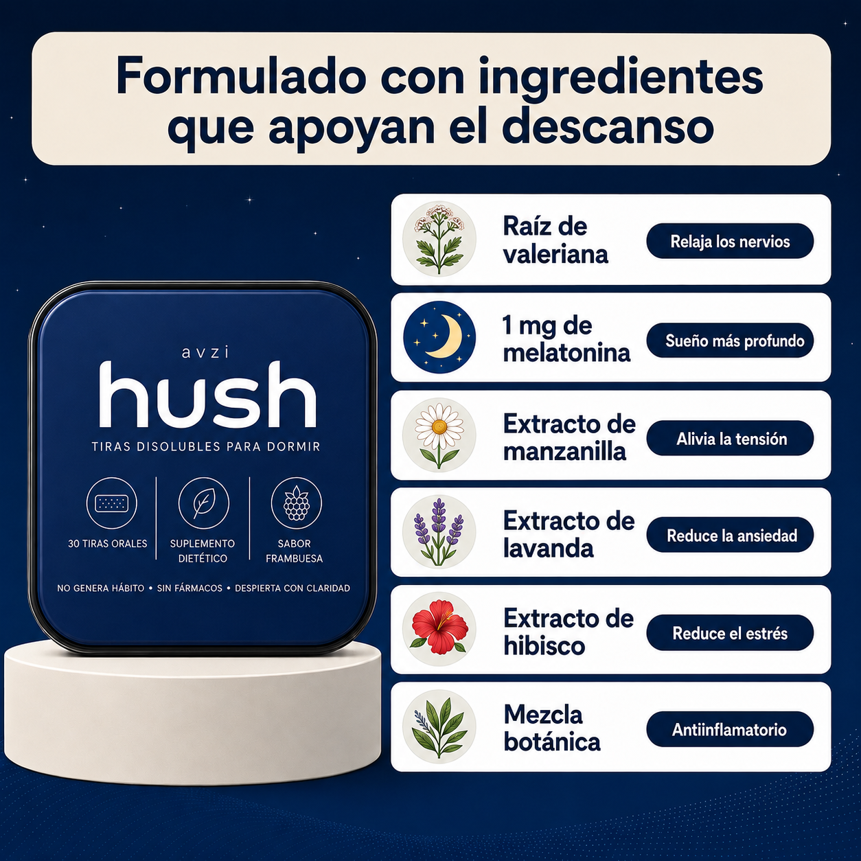 Tiras para dormir AVZI